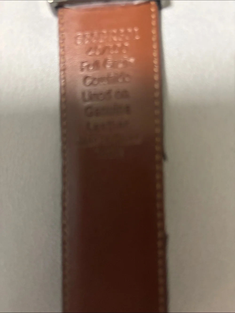 Men's Brown or Black Reversible Leather Dress Belt with Silver Buckle